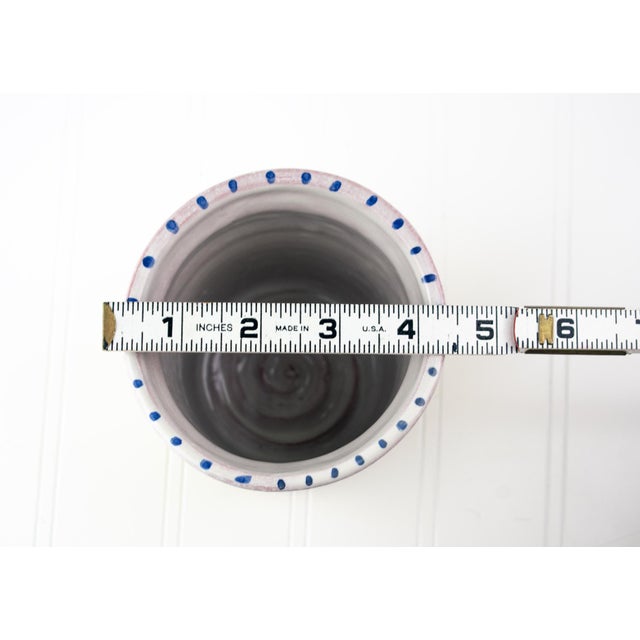 Listed Artist Amy Sabrina 1999 Postmodern Pottery Vase — Happy \ Sad Vessel For Sale - Image 10 of 11