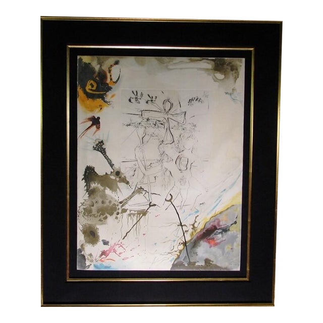 1970s Salvador Dali Moses & Monotheism Moses & Akhenaton For Sale