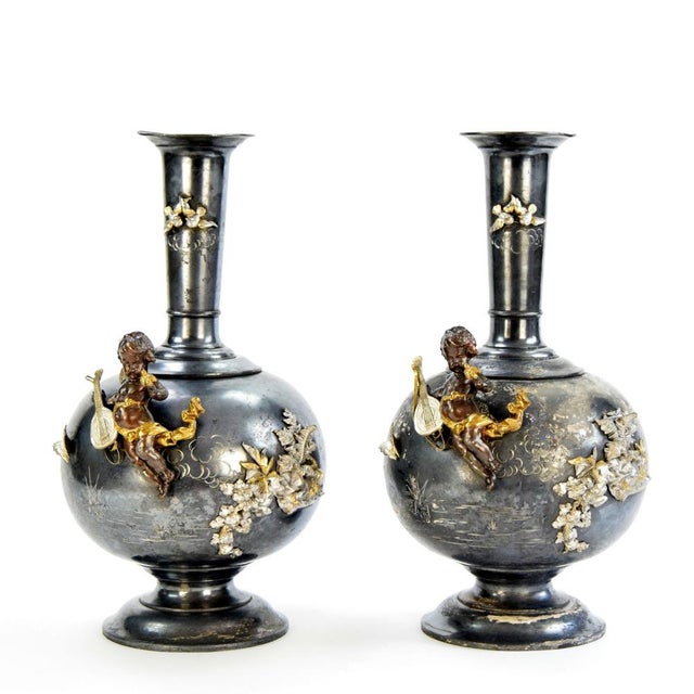Vases, 19th Century, Set of 2 For Sale - Image 6 of 6