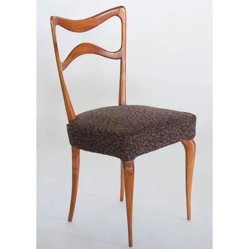 Contemporary Armonia Walnut Dining Chair by Silvio Piattelli For Sale - Image 3 of 13