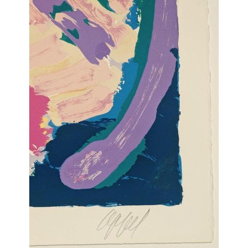 Karel Appel, Resting Cat, 1978, LIthograph For Sale - Image 4 of 6