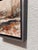 This oil painting captures a serene landscape transitioning through the seasons, with muted tones of browns and soft...