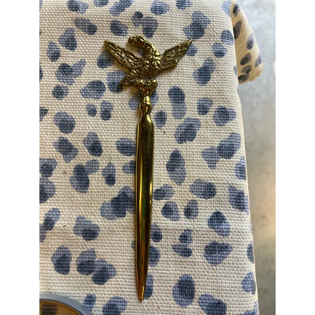 1970s Classic Brass Eagle Envelope Opener, Desk Accessory For Sale In Atlanta - Image 6 of 6