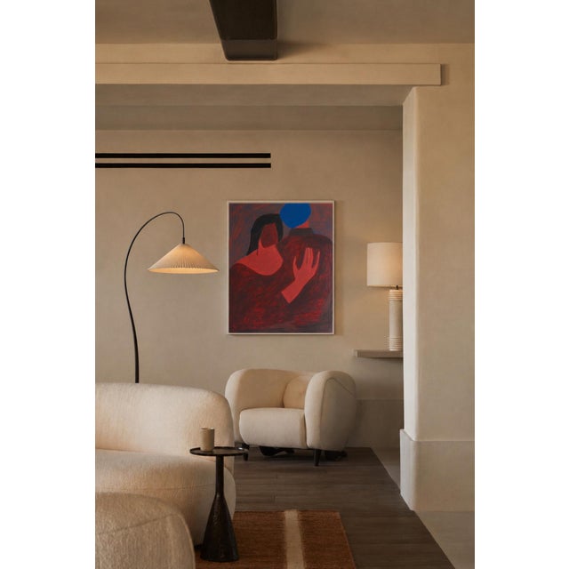 Blue Bodasca, Peinture Figurative Couple Near You, 2026, Acrylic Painting on Canvas For Sale - Image 8 of 9