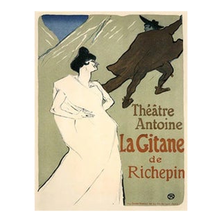 Lautrec Lithograph 31 La Gitane 1966 Mourlot For Sale