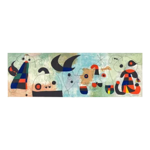 Large 1951 Lithograph "Peinture Murale" (Mural Painting) by Joan Miró