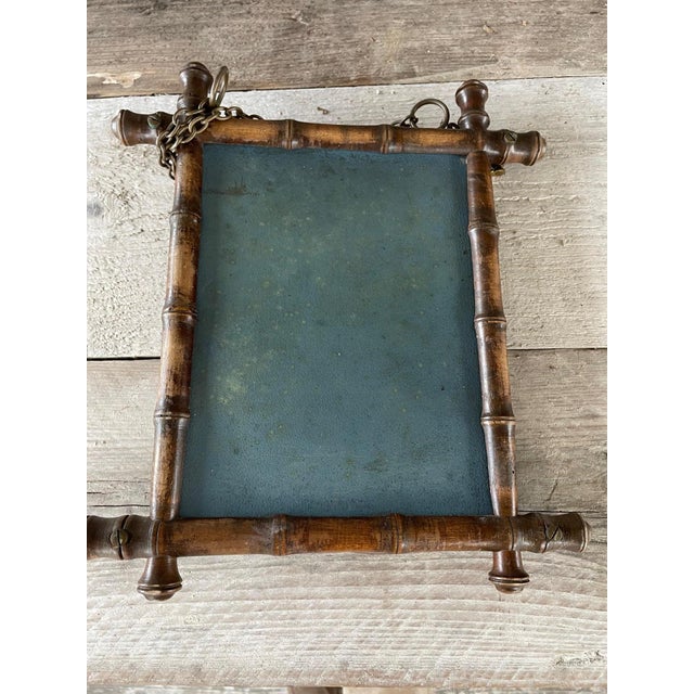 Faux Bamboo Triptych Mirror For Sale - Image 13 of 14