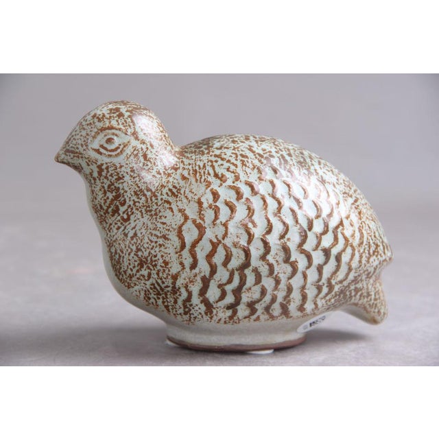 Partridge with Grey-Brown Glaze from Dagnæs Keramik, 1950s For Sale - Image 6 of 6