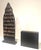 Wood Thai Carved "Thousand Buddha" Wood and Clay Shrine With Stand For Sale - Image 7 of 7