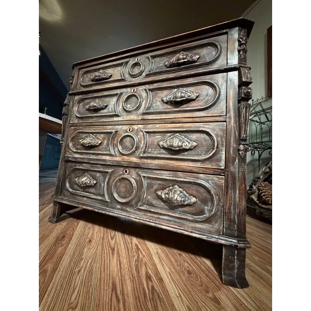 For sale is a stunning, authentic late 19th-century American Renaissance Revival / Eastlake-style chest of drawers (circa...