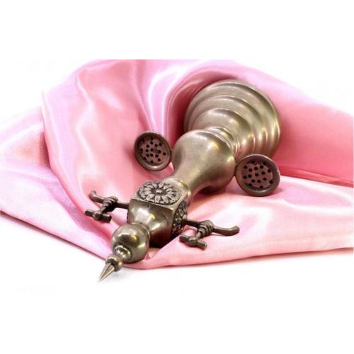 Fountain-Shaped Silver Toothpick Holder with Reliefs For Sale - Image 4 of 8