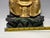 Vintage Chinese Daoist Fuxi Polychrome Gilt Wood Sculpture With Consecration Cavity For Sale - Image 11 of 13