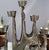 Gene Byron Attrib MCM Brutalist Folk Art Mexican Tin Modernist Candelabra Sculpture, Birds For Sale - Image 9 of 10