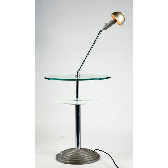 Reading Table with Articulated Lamp by Daniela Puppa and Franco Raggi for Fontana Arte, 1988 For Sale - Image 13 of 13
