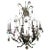 Palatial Silver Distressed Rustic Metal Chandelier by Schonbek For Sale