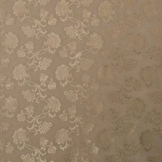 Schumacher Margaux Fabric in Hazel Shimmer For Sale