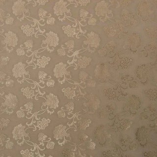 Schumacher Margaux Fabric in Hazel Shimmer For Sale