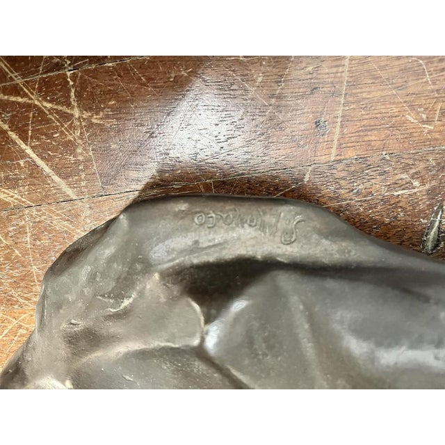 St. Monk, Large Sculpture of a Standing Naked Woman, 1980s, Bronze, in Very Good conditions. Designed 1980 to 1989