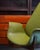 Vintage Adrian Pearsall for Craft Associates Sculptural Green Vinyl Lounge Chair | Mid-Century Modern For Sale - Image 9 of 10