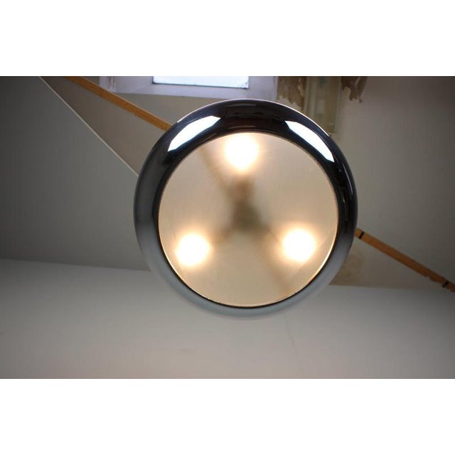 UFO Pendant Lamp by Josef Hurka for Napako, Former Czechoslovakia, 1930s For Sale - Image 11 of 14