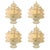 Several Pagoda Chrome and Glass Sconces Wall Light from Kalmar, 1969 For Sale - Image 16 of 16