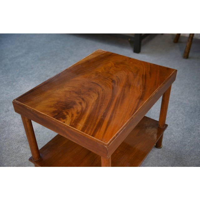 Art Deco Side Table in Varnished Wood, 1940s For Sale - Image 4 of 10