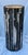 Vintage neoclassical fluted wood column peeling white paint