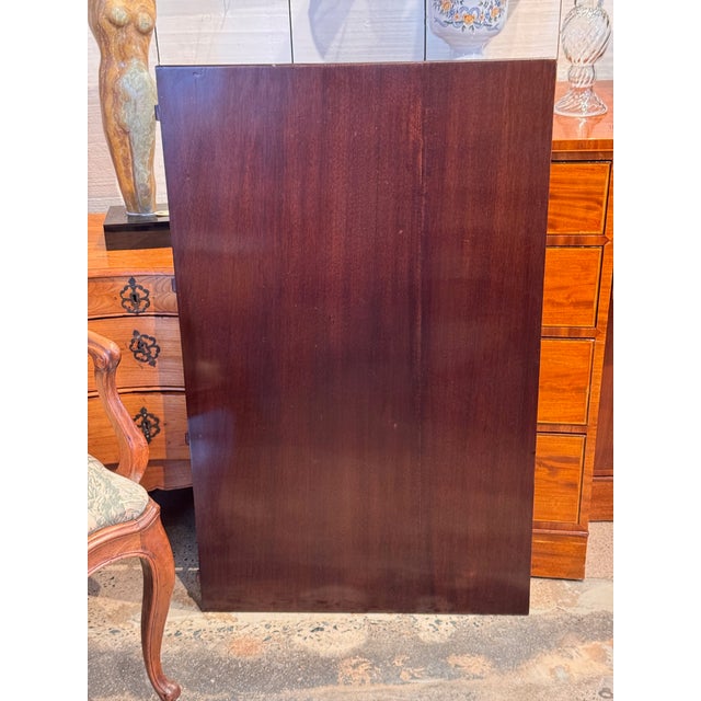 19th Century Duncan Phyfe Style Double Pedestal Mahogany Dining Table For Sale - Image 13 of 14