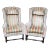 Mid 20th Century Ethan Allen Wingback Chairs- a Pair For Sale