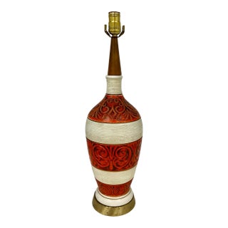 1960 Vintage Ceramic Table Lamps by Regal Lamps For Sale