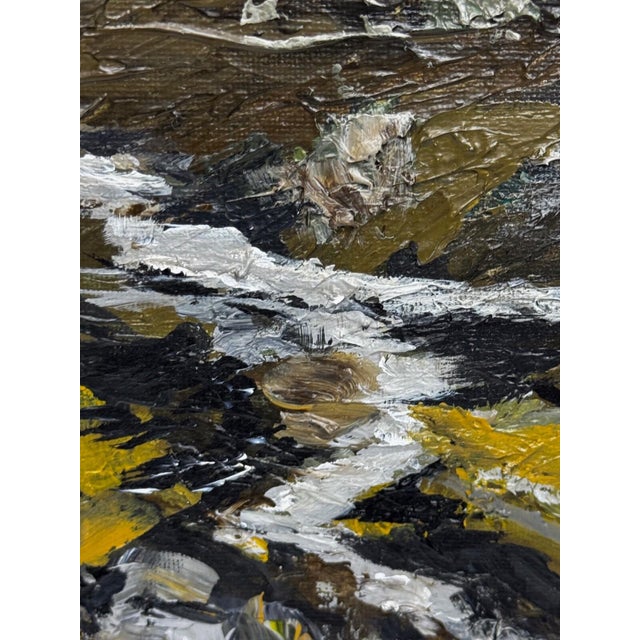 Dated 2022 Carneddau Snowdonia British Landscape Painting in the Manner of Kyffin Williams For Sale - Image 9 of 18