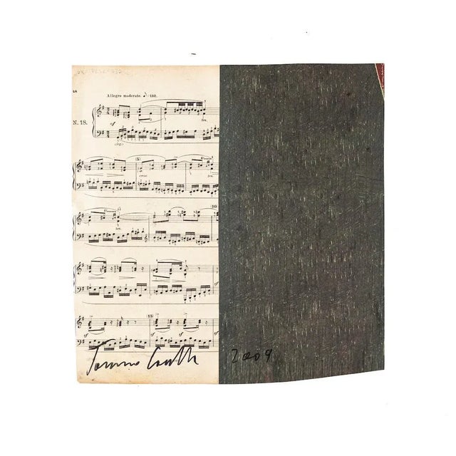 Musical Notes'' is a beautiful artwork in mixed media, tempera and collage on a musical note, realized in 2009 by Tommaso...