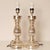Late 20th Century Vintage Table Lamps French Country Lamps Faux Mercury Silver Glass Modern - A Pair For Sale - Image 5 of 10