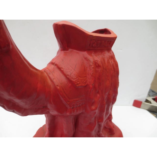 Ruby Red Red Camel Vase Floralo Incense Antique 1920 For Sale - Image 8 of 9
