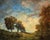 Robert Crannell Minor–Landscape at Sunset–19th Century American Tonalist Oil Painting For Sale In Los Angeles - Image 6 of 11