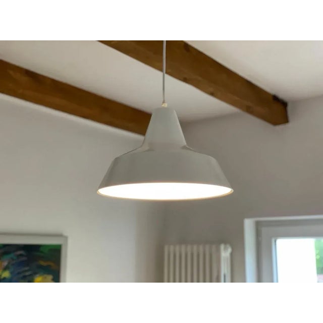 Original 60s! Made in Denmark! Very rare! Wonderful Danish 60s pendant lamp by Fog & Morup for your Stuga! The lamp is of...