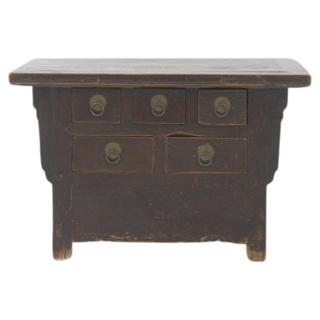 19th Century Chinese Wooden Chest Of Drawers For Sale - Image 15 of 18