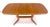 Danish Mid Century Modern Teak Dining Table w/ 18" Pop Up Hide Away Leaf MINT
