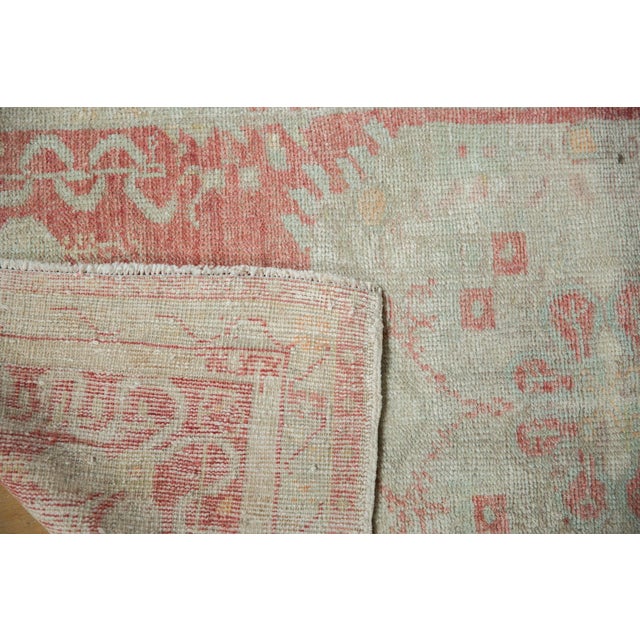 Textile Vintage Distressed Oushak Rug Runner - 2'7" x 4'9" For Sale - Image 7 of 9