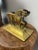 Metal Antique English Brass Bookend Doorstops For Sale - Image 7 of 11