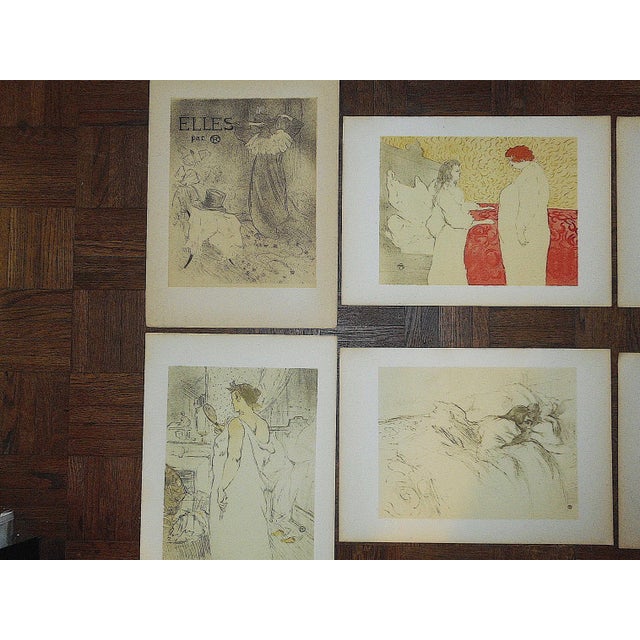 This set of eight (8) mid 20th century chromolithographs (each color laid in with a separate lithographic stone) by...