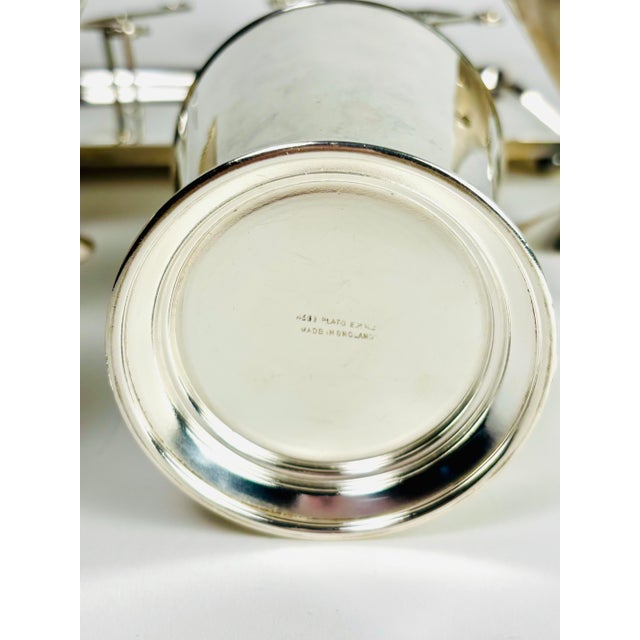 Old English Silver-Plated Cocktail Set, Circa 1940 For Sale - Image 9 of 12