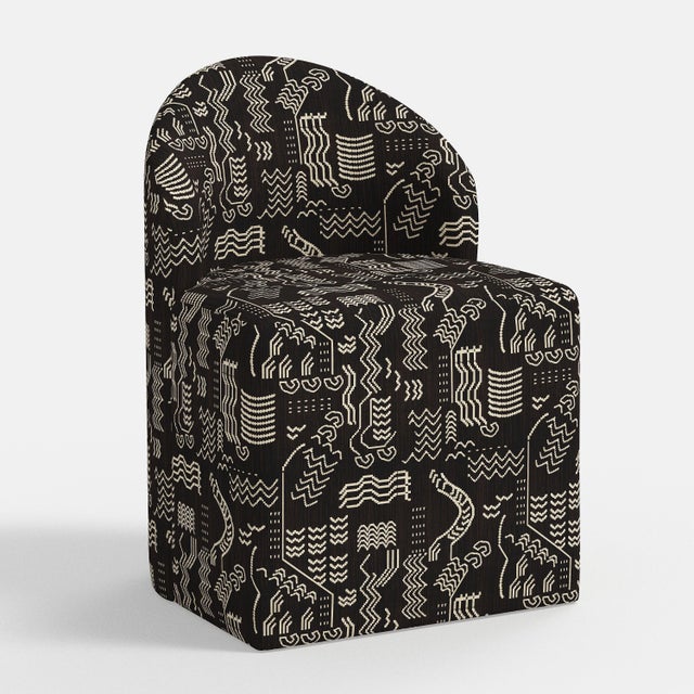 Wood Corrine Dining Chair in Lhasa Chocolate For Sale - Image 7 of 7