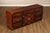 High Quality Vintage Brass-Bound Triple Dresser with Pair of Cupboard Doors Flanked by Dovetailed Drawers
