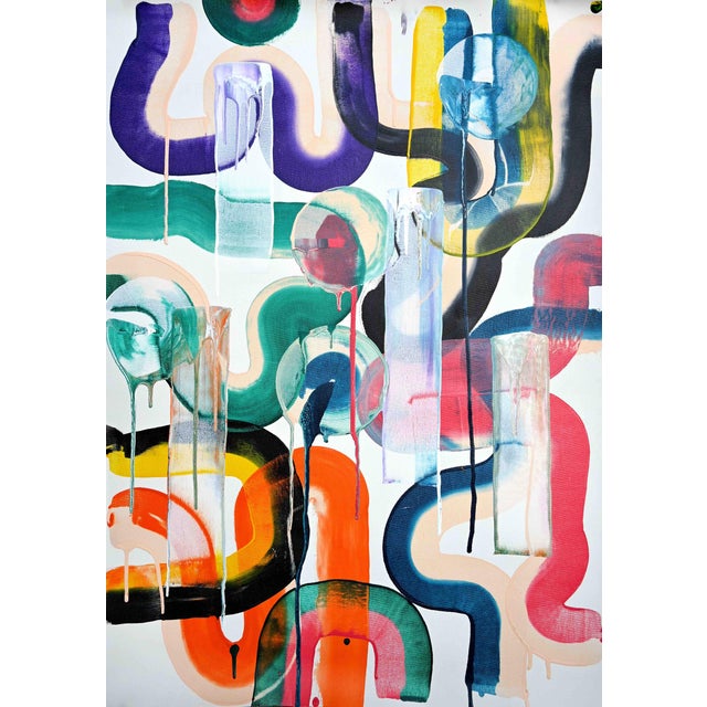 Sumit Mehndiratta, Composition No. 467, Acrylic on Canvas For Sale - Image 4 of 4