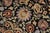 1990s Art Nouveau Style 1990's Pak-Persian Black/Green Wool Rug - 6'2'' X 9'0'' For Sale - Image 5 of 9