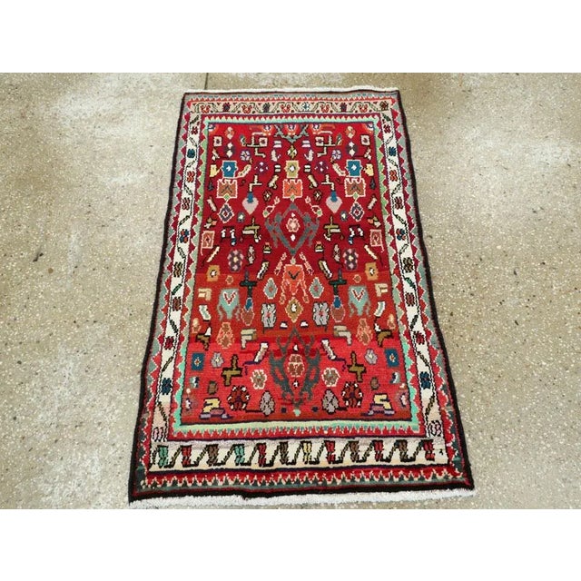Tribal Vintage Persian Hamadan Rug – Size: 2' 1" X 3' 7" For Sale - Image 3 of 9