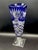 Vintage Crystal Cobalt Blue Overlay Cut Crystal Vase from Meissen, 1960s For Sale - Image 14 of 18