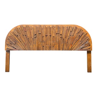 Mid 20th Century Lane Furniture Paul Evans ‘Pueblo’ King Headboard For Sale