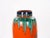 Large Mid-Century Scheurich Ceramic Vase in Burnt Orange and Green, West Germany For Sale - Image 9 of 11